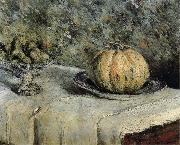 Gustave Caillebotte The muskmelon and a handleless cup of fig oil painting picture wholesale
